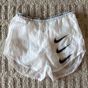 Nike Women's White Athletic Shorts
